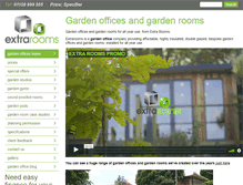 Tablet Screenshot of extrarooms.co.uk